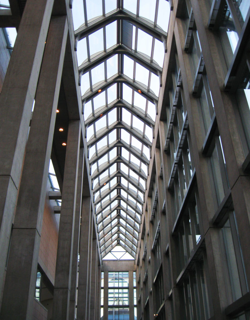 Detail of the ceiling of the National Gallery of Canada, Ottawa