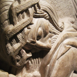 Sculpture detail at the Saint Joseph's Oratory of Mount-Royal, Montreal, Quebec, Canada