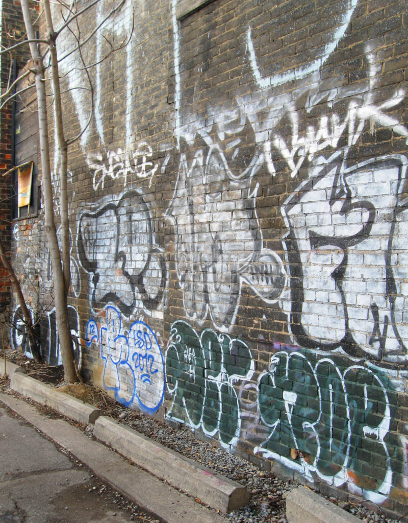 Street Graffiti in Toronto, Ontario, Canada