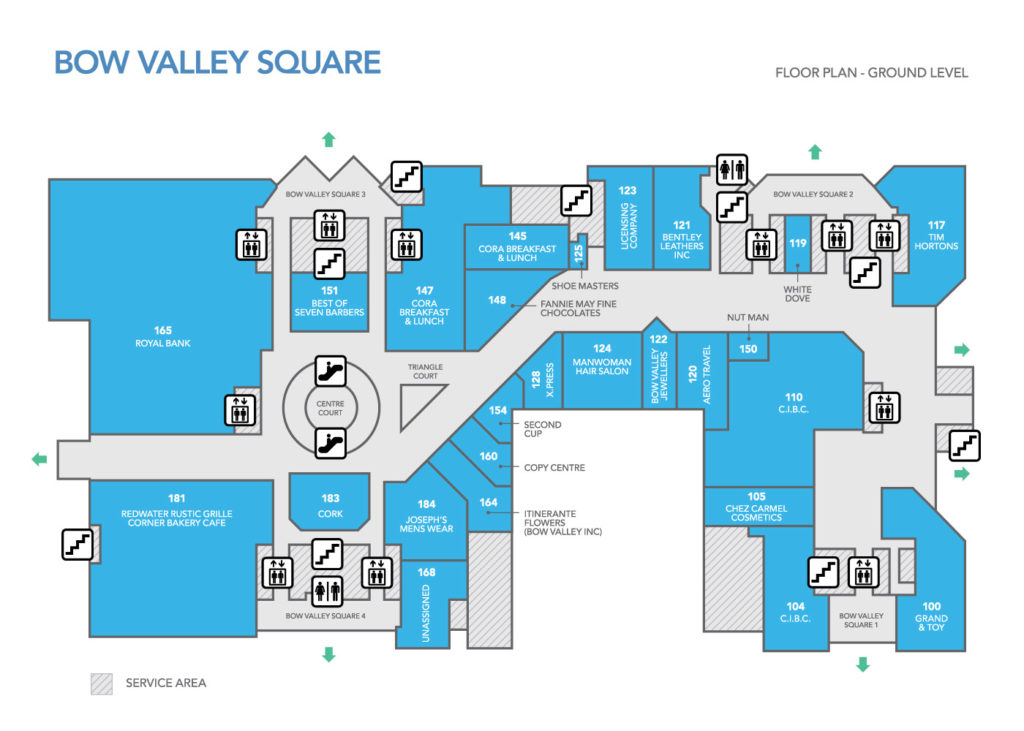 Bow Valley Square Floor Plan Illustration