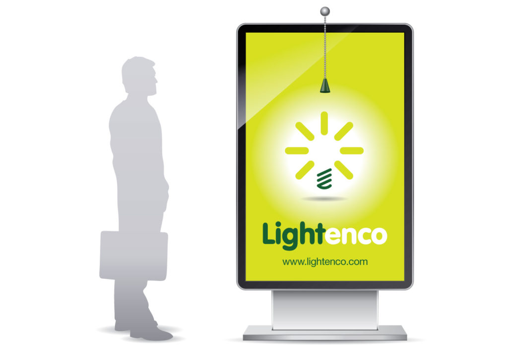 Lightenco Indoor billboard reveal
