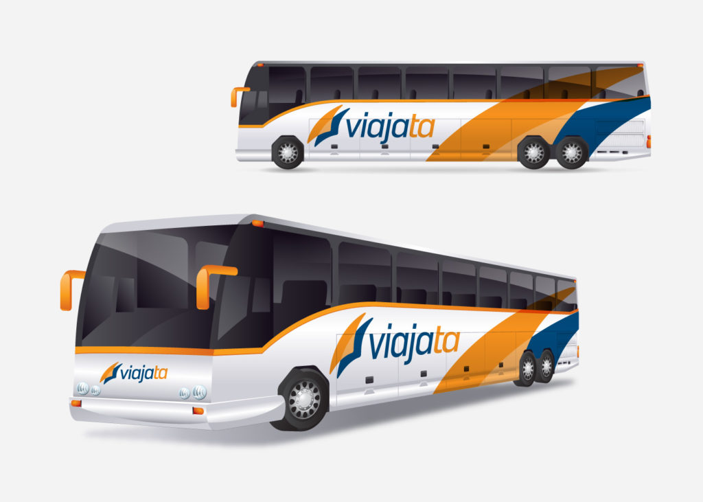 Viajata Vehicle Wrapping Design: Buses