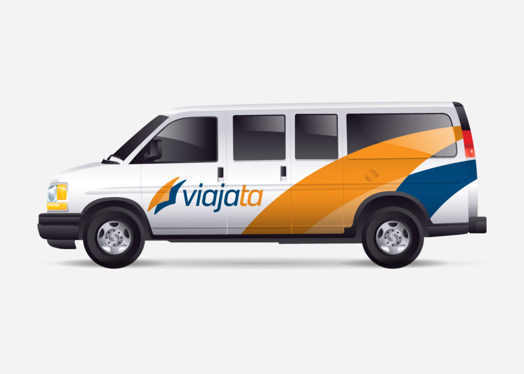 Viajata Vehicle Wrapping Design: Passenger Van