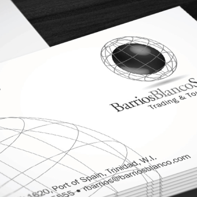 Barrios Blanco Services Business Card Detail
