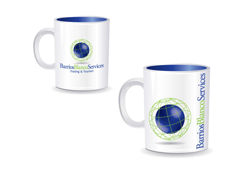 Barrios Blanco Services Collateral Material: Coffee Mugs