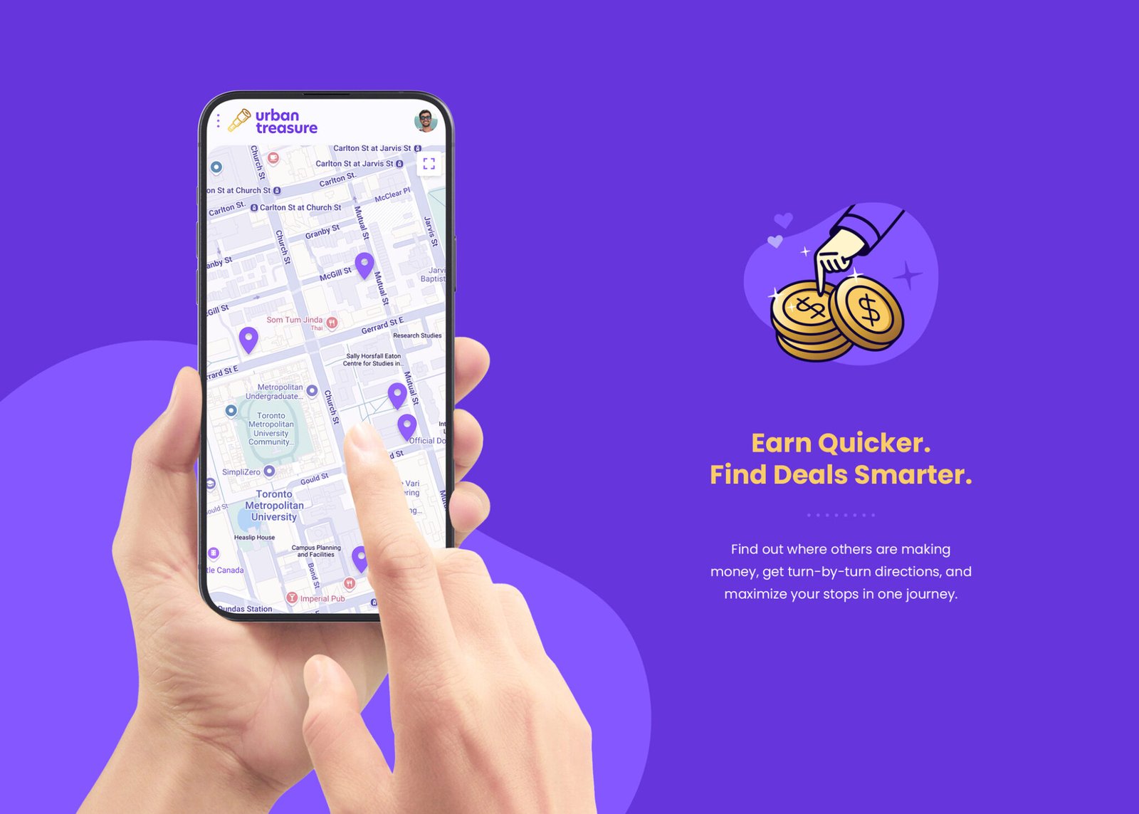 Urban Treasure Mobile Map