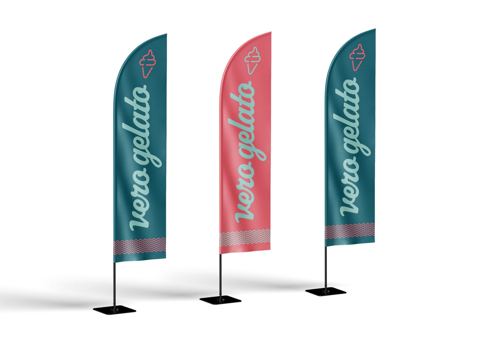 Vero Gelato Feather Flags