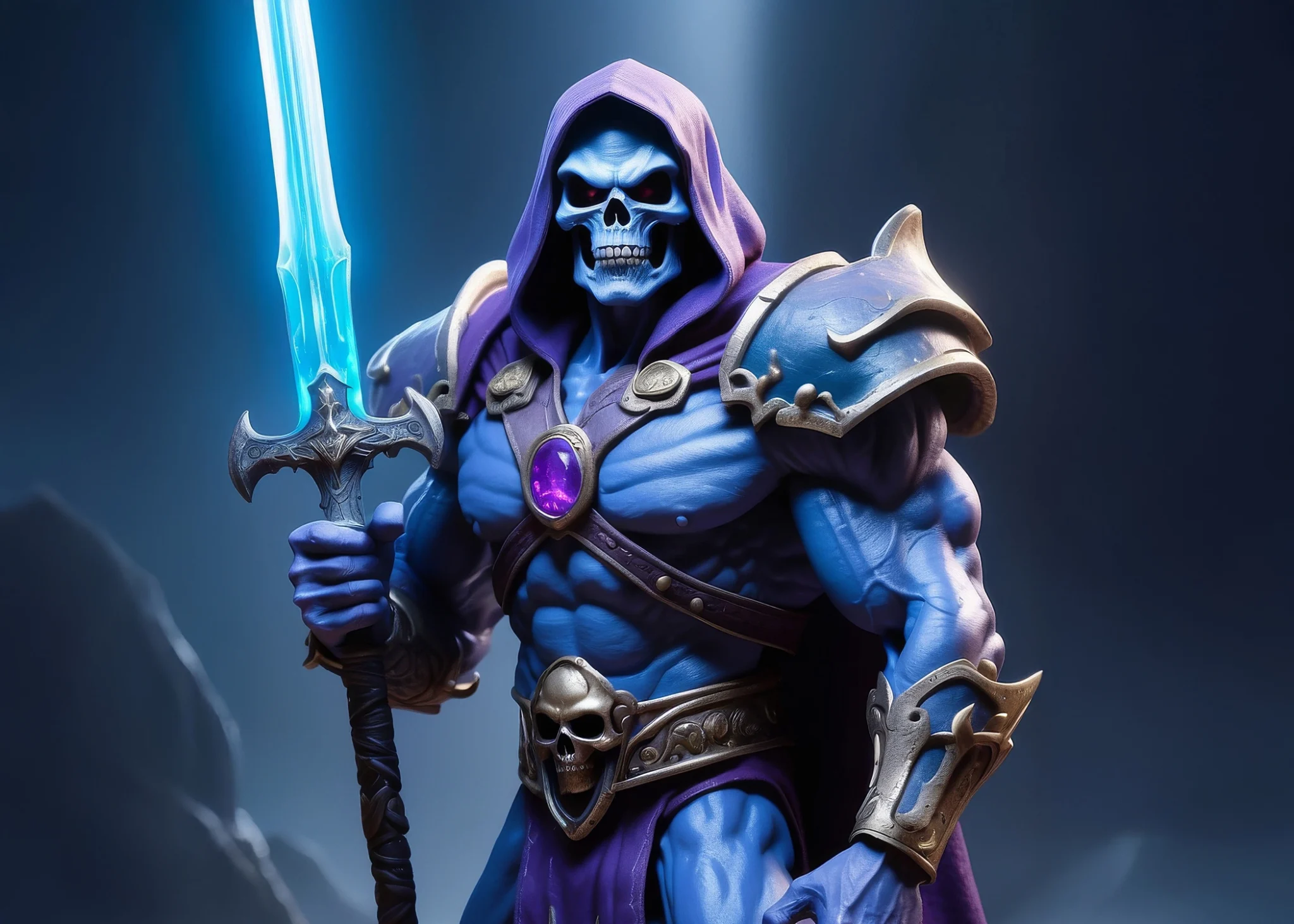 AI Portfolio Work - Master of the Universe: Skeletor