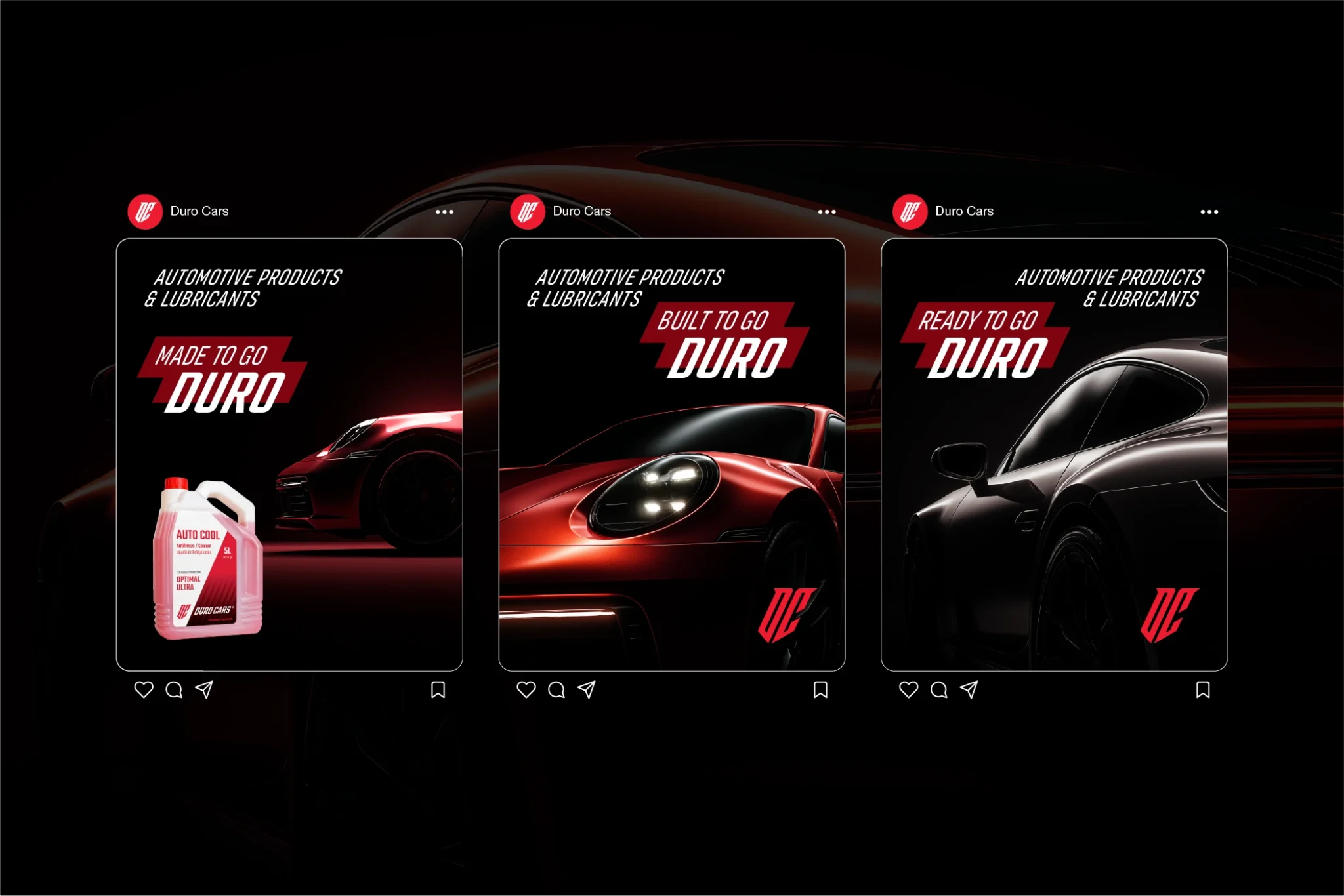 Duro Cars Social Media Posts